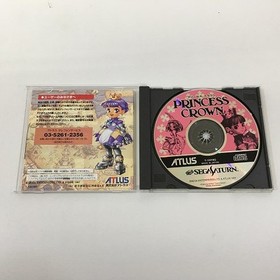 Sega Saturn Princess Crown ATLUS 1997 video game SS Japan F/S