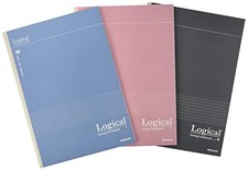 Nakabayashi Swing Logical Notebook A4 B-Ruled 40 Sheets Dull Tone 3-Pack New