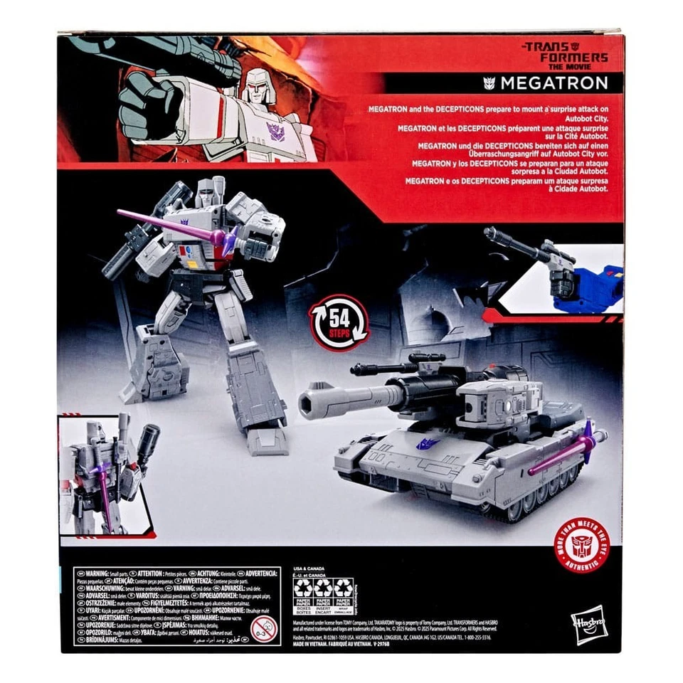 Hasbro The Transformers: The Movie Studio Series Leader Class Megatron - Immagine 4 di 4