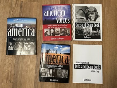 Notgrass Exploring America Complete Set, 2007 ed. Textbooks, Tests/quizzes & key