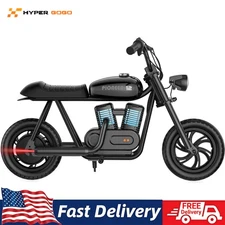 HYPER GOGO Pioneer 12 Plus - Electric Motorbike for Kids 160W Up to 10MPH Black