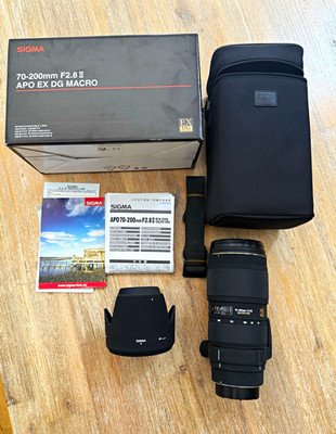 Sigma EX 70-200mm f/2.8 II APO DG MACRO Autofokus Zoomobjektiv (Pentax)