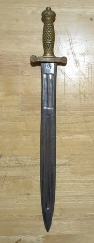 Reproduction U.S. Civil War Model 1832 Artillery Short Sword - Dated 1841