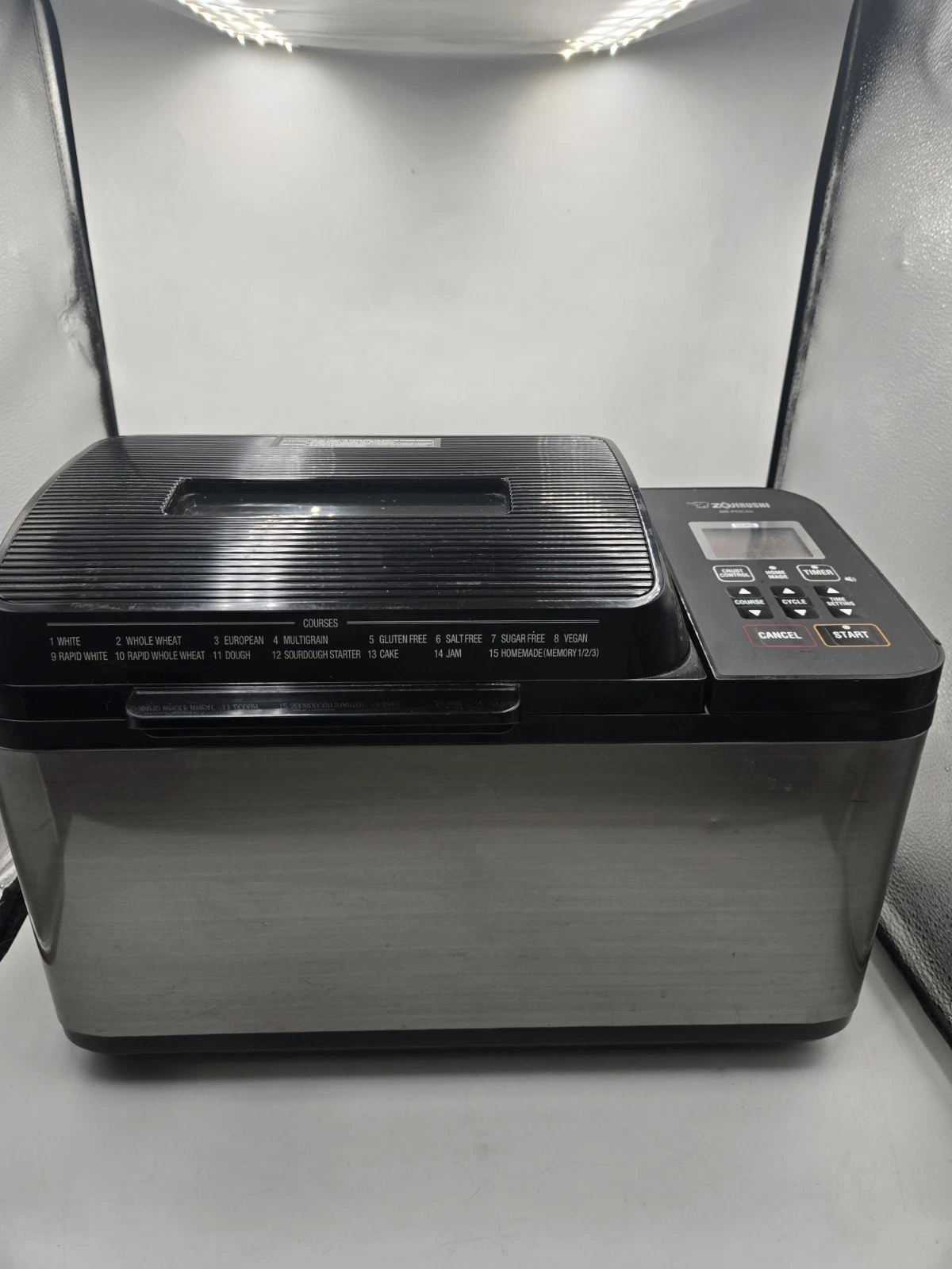 Zojirushi BB-PDC20 Home Bakery Virtuoso Plus Breadmaker 2LB Stainless (TESTED)