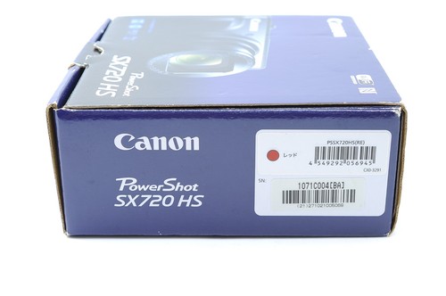 Top Mint in Box Canon PowerShot SX720 HS Red 20.3MP 40x Digital Camera w/ Charge - Picture 24 of 24