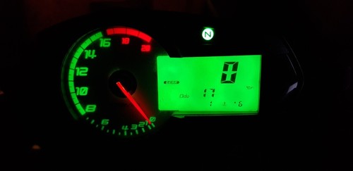 LED Clock Upgrade Kit KAWASAKI ZX6R 2009 - 2012 (R9/RA/RB/RC)  Lightenupgrade - Picture 2 of 12