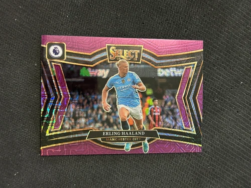 2024-25 Select Premier League Purple Mojo Prizm Field Level Erling Haaland #227