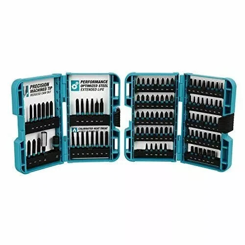 BRAND NEW SEALED MAKITA E-00038 IMPACTX 100 PIECE DRIVER BIT SET 2 CASES - Bild 2 von 6