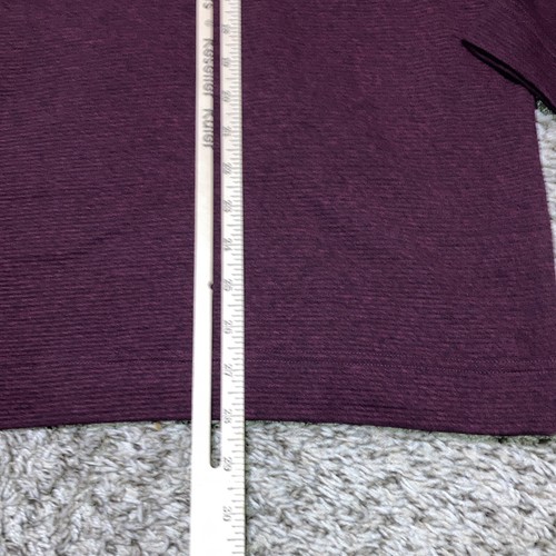 Van Heusen Never Tuck Herren 1/4 Reißverschluss Pullover Large klassische Passform rot NEU  - Bild 4 von 7