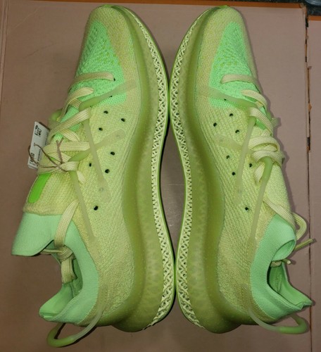 Adidas 4D Fusio Running Pulse Yellow Men's Size 11.5 New - Picture 8 of 14