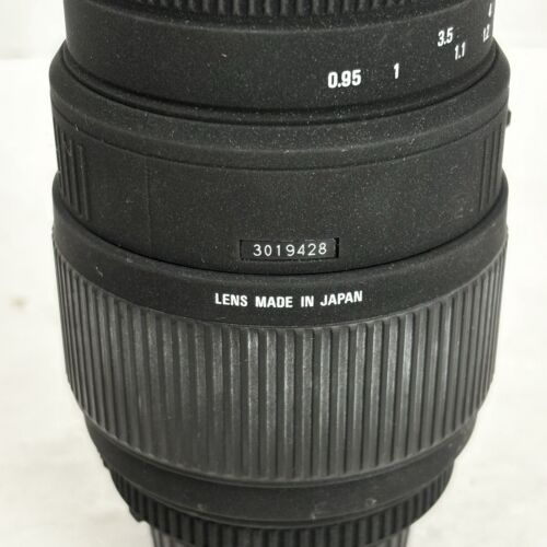 Sigma 70-300mm D f/4-5.6 APO DG Macro Super II Lens with Hood and Case Tested - Picture 9 of 10