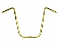 16" RISE GENUINE VINTAGE LOWRIDER STEEL DYNO STYLE HANDLEBAR 22.2MM IN GOLD.