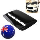 Universal Car Decorative Air Flow Intake Hood Scoop Vent Bonnet Cover Glossy AU