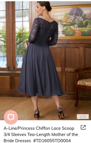 Event Dress A-Line Wine Sz 14 Applique 3/4 Slv Chiffon Hebeos Prom New Years NWT - 第 15/17 張圖片