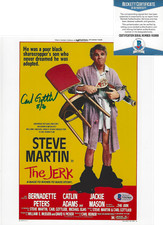 WRITER CARL GOTTLIEB SIGNED 'THE JERK' 8x10 MOVIE POSTER PHOTO BECKETT COA BAS
