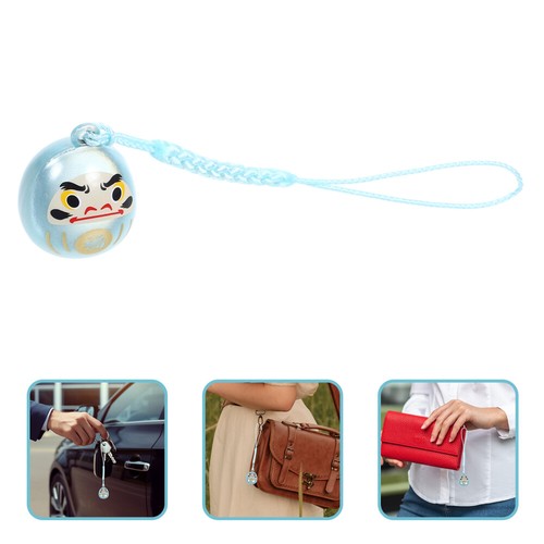 Bodhidharma Cat Eye Pendant Pendentif Mobile Breloque Porte-clés Cloche