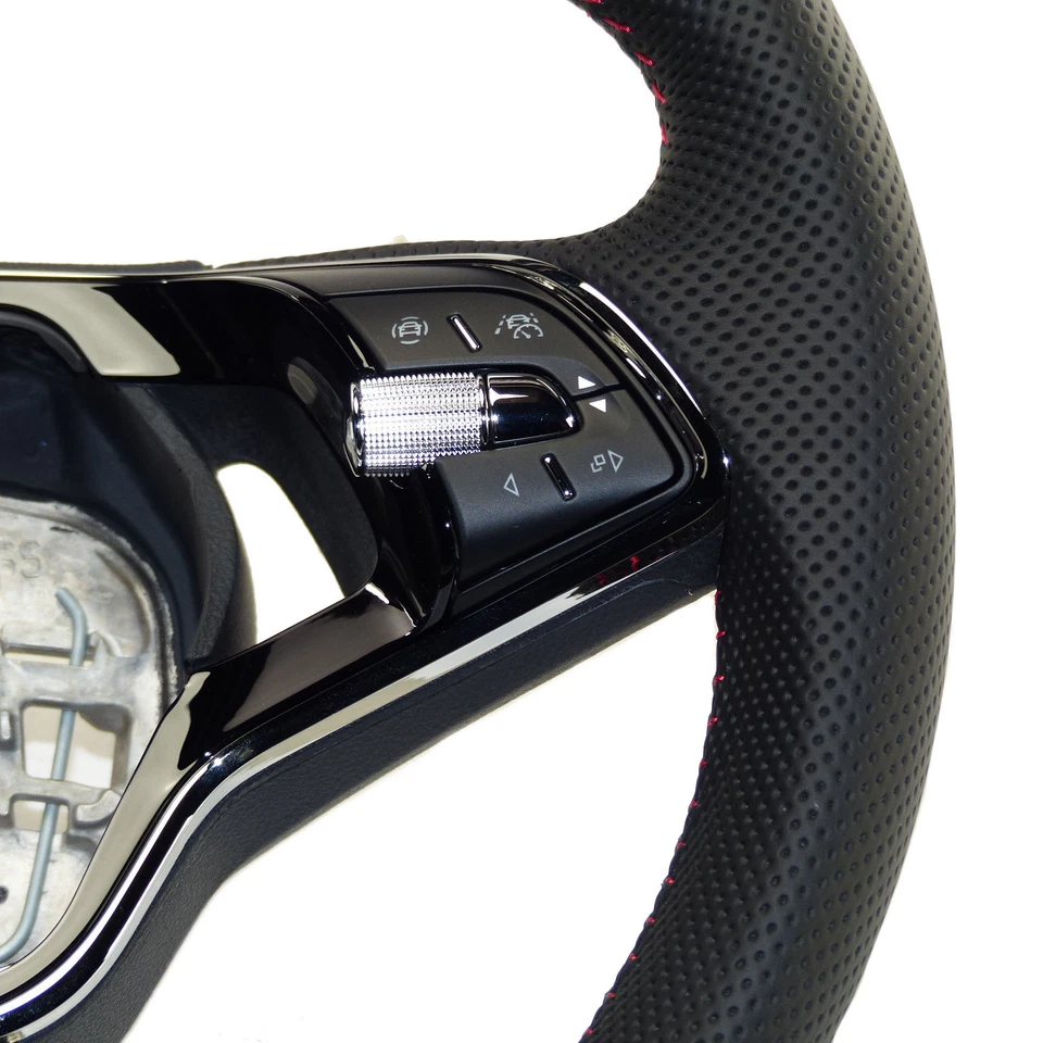 Sportlenkrad heizbar Multifunktionslenkrad Skoda Octavia RS IV NX Superb III 3V - Bild 4 von 4