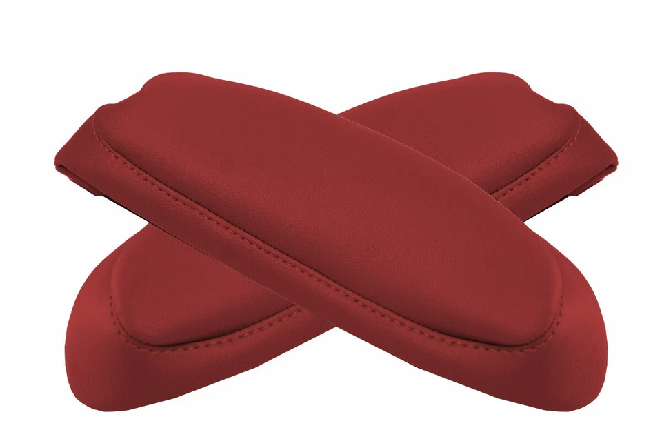 Cubierta de reposabrazos de cuero PVC roja para Chevrolet Astro 1985-1994 Foto 4 de 4