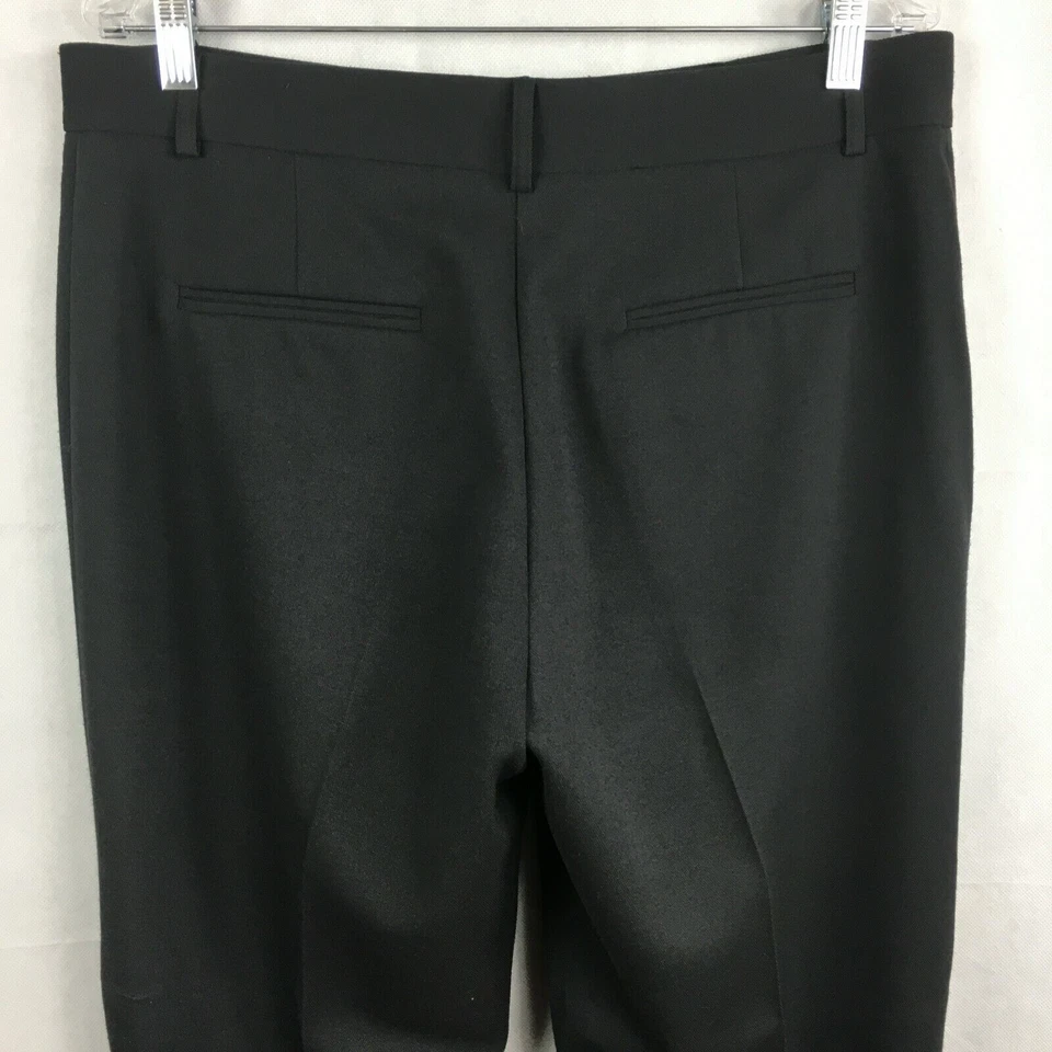 Jenne Maag Pantalones Mujer Talla 14 Negro Elástico Pantalón Vestido Pierna Recta Foto 4 de 4