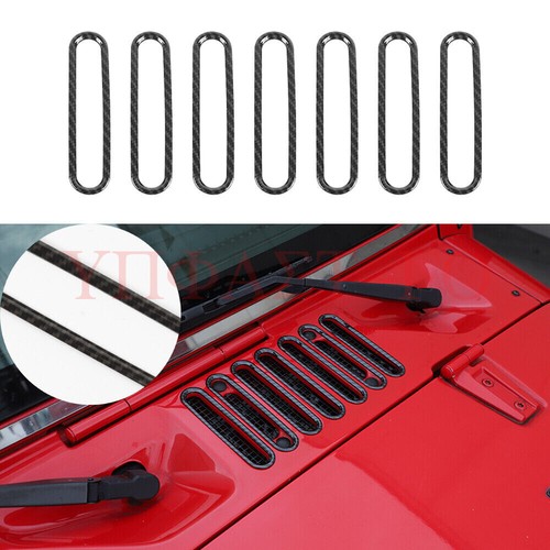Engine Hood Air Inlet Vent Ring Cover Trim For Jeep Wrangler JK Accessories - Bild 2 von 13