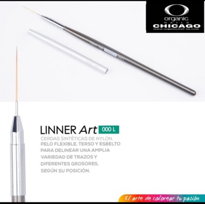 Pinceles Linner Art 000 Large Para Arte Organic nails