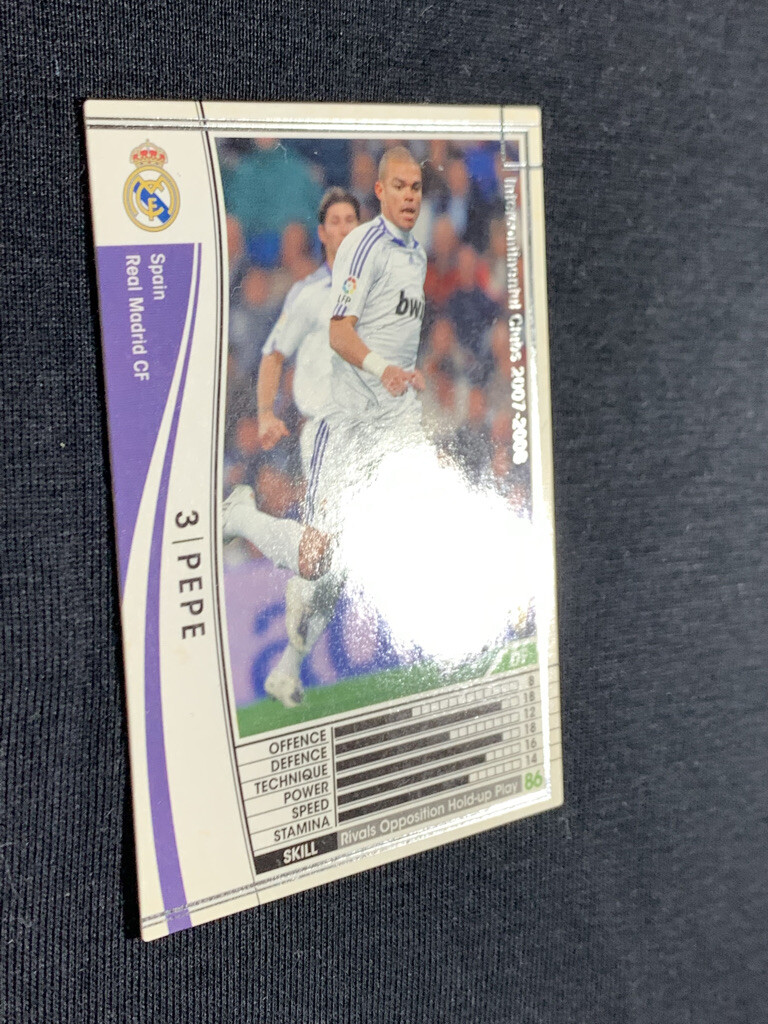 WCCF シャビ、ぺぺ Pepe WCCF PANINI soccer card Japan sports 309/336 2007-2008