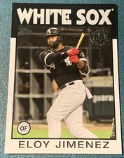 2021 Eloy Jimenez 1986 Topps 35th Anniversary Card #86B-52 Chicago White Sox 