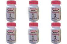 6 x Baidyanath Chandraprabha Bati Tablets (80tab) Ayurvedic Herbal