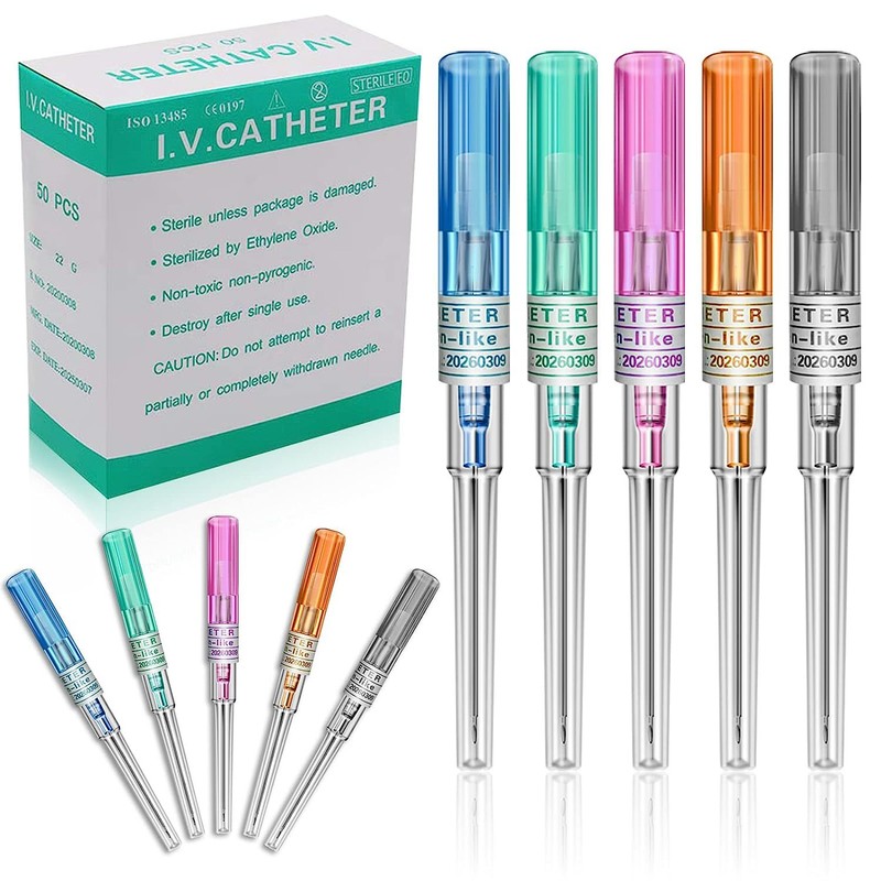 Sterilized Disposable Cannula Body Piercing Needle Nose Lip Navel Nipple 22g