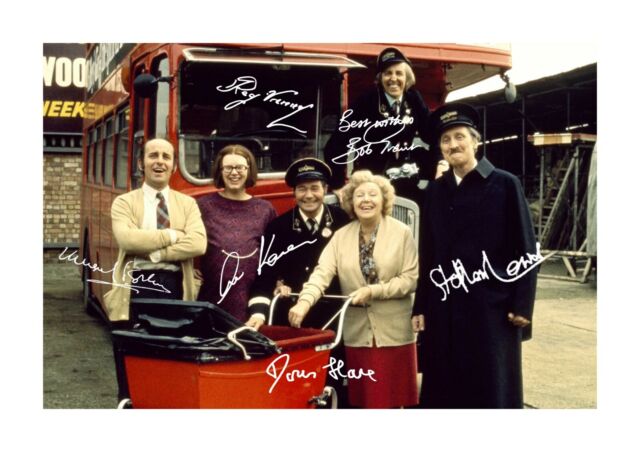 On the Buses A4 reproduction autograph picture poster with choice of frame On the Buses A4 reproduction autograph picture poster with choice of frame