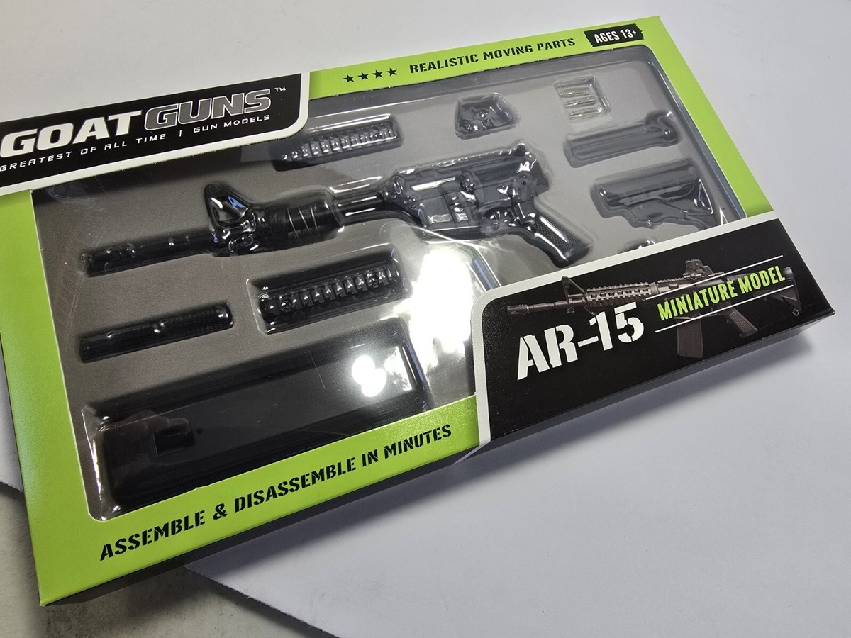 ゴートガンズ ゴートミニチュア AR15 チャーキー SG エクストラ New GoatGuns Goat Miniature 1:3 Die Cast Toy Guns Mini AR15