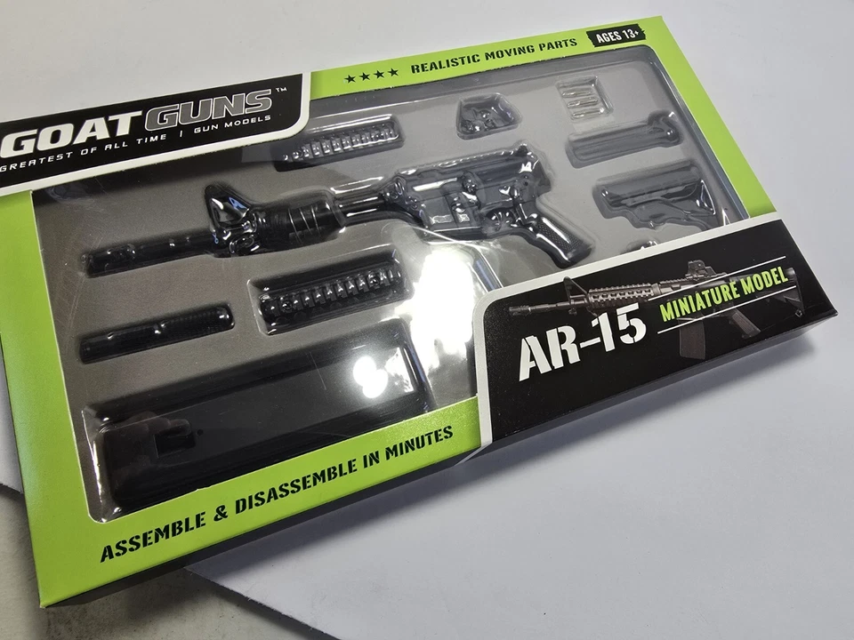 Новый GoatGuns коза миниатюрный 1:3 литая игрушка пистолеты мини AR15  - Изображение 4 из 4