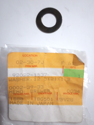Kawasaki EX500 Washer 12.5X21X1.2 NOS 92022-1537 (L-6047) | eBay