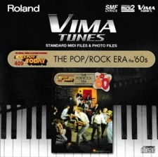 VIMA Tunes: The Pop / Rock Era: The '60s w/ Artwork MUSIC AUDIO CD MIDI files 