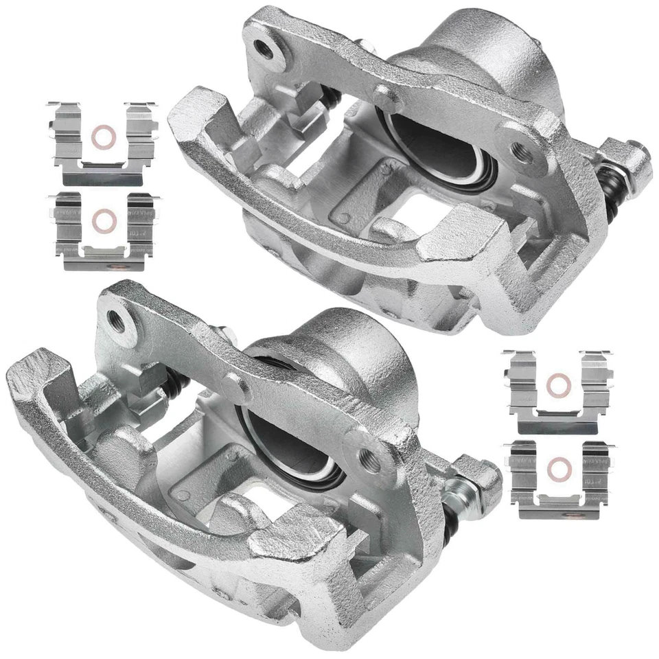 Par de pinzas de freno de disco delanteras con soporte para Suzuki SX4 2007 2008 2009-2013 Foto 2 de 4