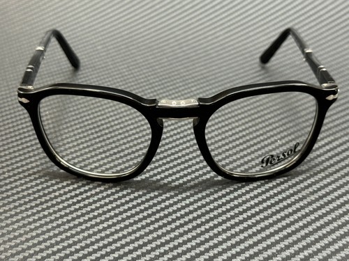 PERSOL PO3345V 95 Black Unisex 52 mm Eyeglasses - Picture 2 of 4