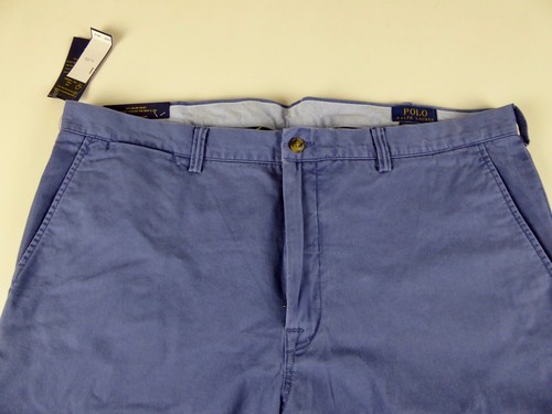 Pantalones chinos Polo Ralph Lauren elásticos calce clásico recto nuevos con etiquetas $89 - $98 con flequillo - Imagen 6 de 31