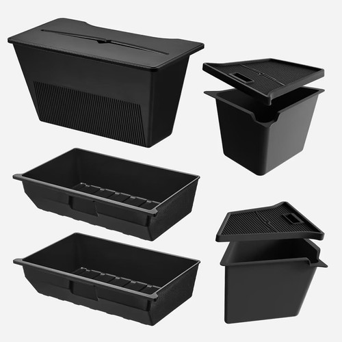3W 2023 2024 Tesla Model Y Trunk Organizer Tray Storage Box Bin TPE Waterproof - Picture 8 of 10