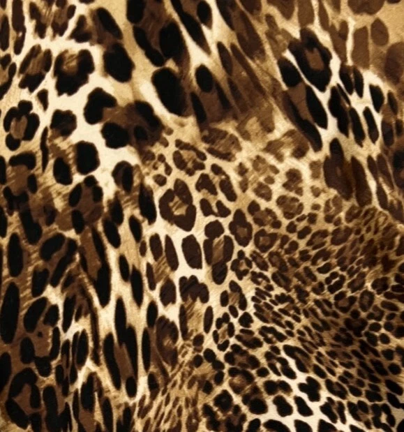 Body Charlotte Russe para mujer XS leopardo marrón cuello falso manga larga una pieza Foto 2 de 4