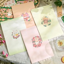 Cartoon Animal Letter Paper and Envelopes Set letter Writing Stationery