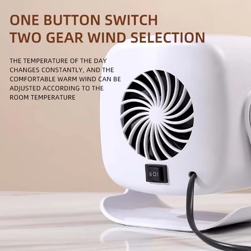 Portable Electric Fan Heater Ceramic Fast Heating Winter Warm Space Home Office - Picture 10 of 20