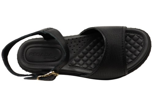 Brand New Pegada Vayano Womens Comfortable Leather Sandals Made In Brazil - Foto 4 di 12