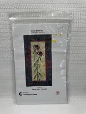 Cone Flowers Quilt Pattern Castilleja Cotton 11" x 22"