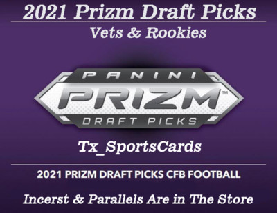 2021 Prizm Draft Complete Your Set Vets & Rookies Pick Your Player 6/23
