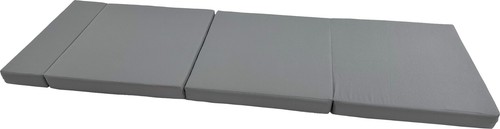 Tumbona Portátil Shikibuton, Alfombrillas de Espuma Plegables para Dormir 83 x 27 x 3, Gris - Imagen 3 de 7