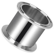 Tri Clamp Tube 2 Inch Tube OD Sanitary Spool Tube Length 2 Inch Clamp End OD ...