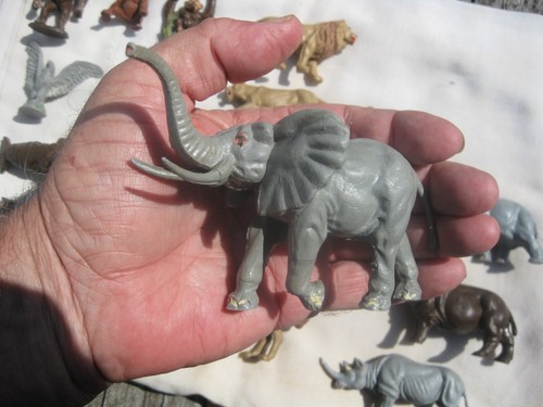 24 Vintage 1960 Timpo England Kunststoff Zoo Tier & Tierpfleger Figuren - Bild 2 von 21