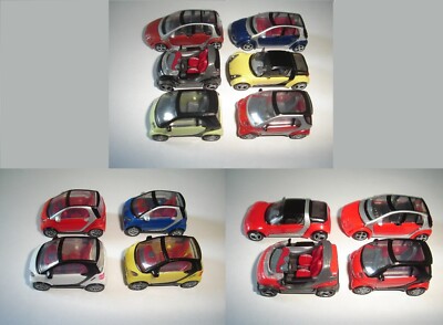 SMARTS COLLECTION - ALL 3 MODEL CARS SETS 1:64 - KINDER SURPRISE MINIATURES