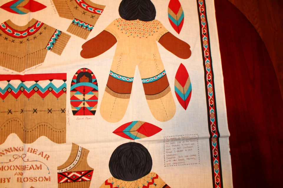 Moon Beam Baby Bossom Running Bear Cut Sew Pillow Concord Joan Kessler 35" x 45" - Image 4 of 4