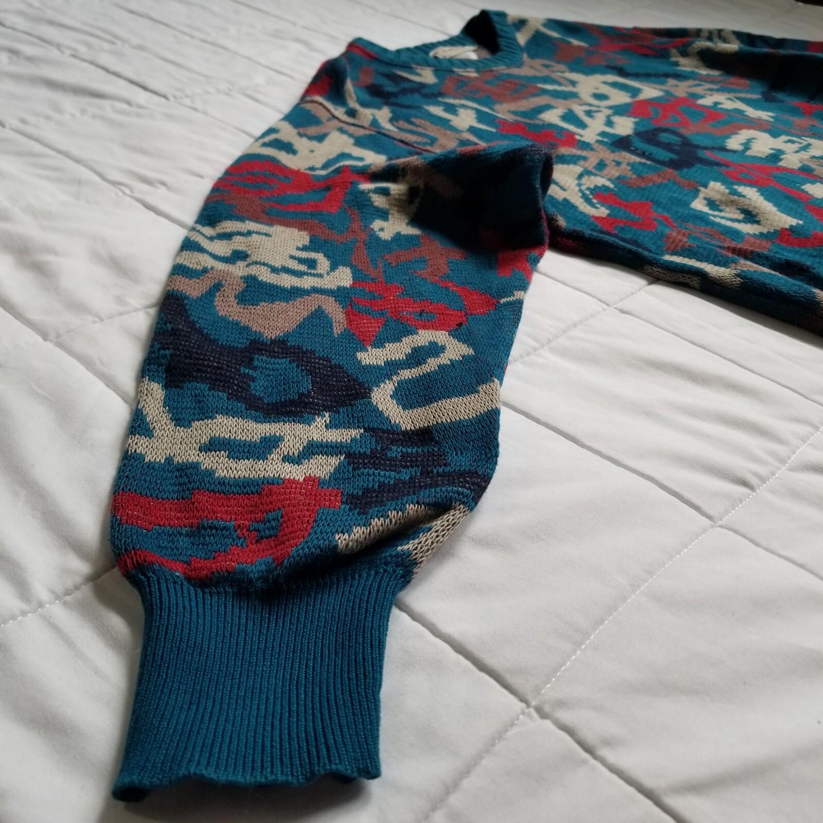 Paul Stuart Pattern Sweater - Pre Owned - Retro P… - image 5